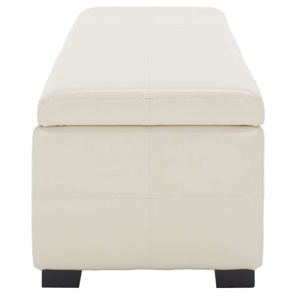 Safavieh - Madison Lg Storage Bench - Flat Cream - HUD8226K veiw 4