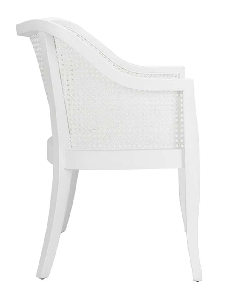 Safavieh - Maika Cane Dining Chair - White - White - DCH9500A veiw 4