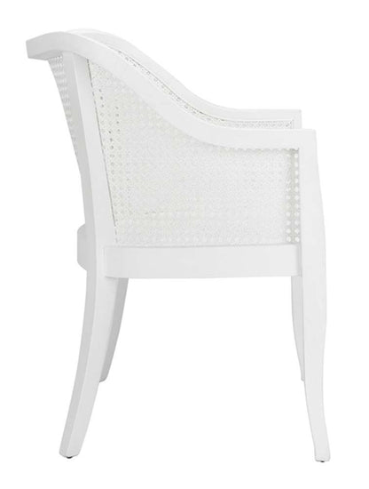 Safavieh - Maika Cane Dining Chair - White - White - DCH9500A veiw 4