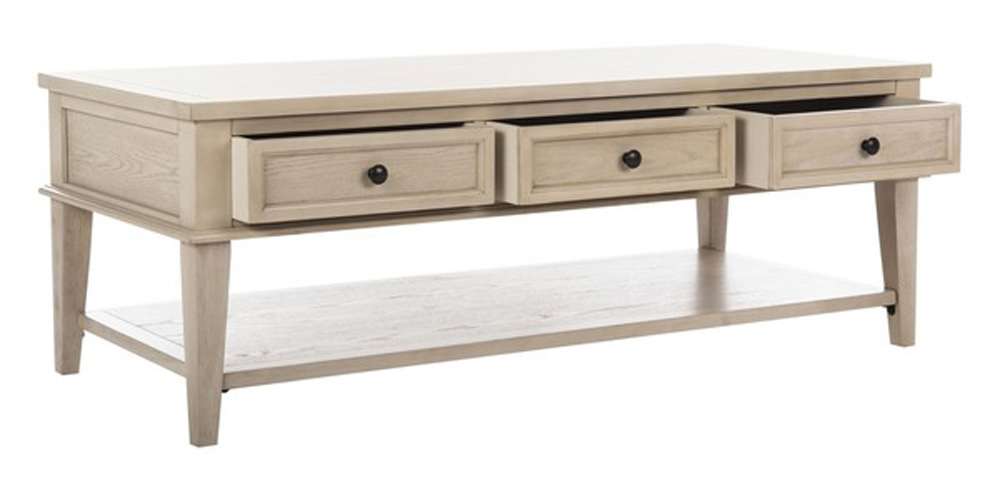 Safavieh - Manelin Coffee Table - White Washed - AMH6642B veiw 3