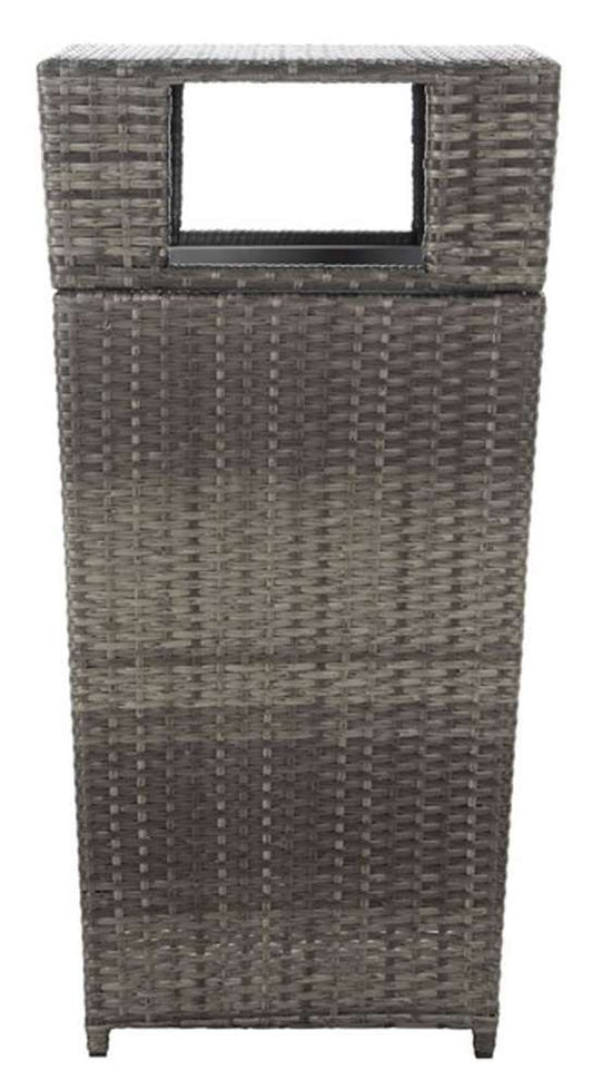 Safavieh - Mazeli Trash Bin - Grey Brown  - PAT7512C veiw 1