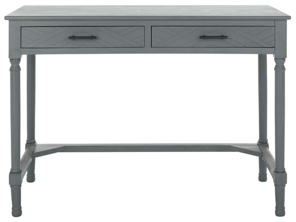 Safavieh - Mckinlee 2 Drawer Desk - Distressed Grey - DSK5705B veiw 1