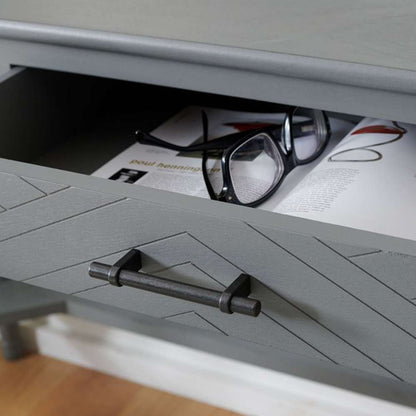 Safavieh - Mckinlee 2 Drawer Desk - Distressed Grey - DSK5705B veiw 2