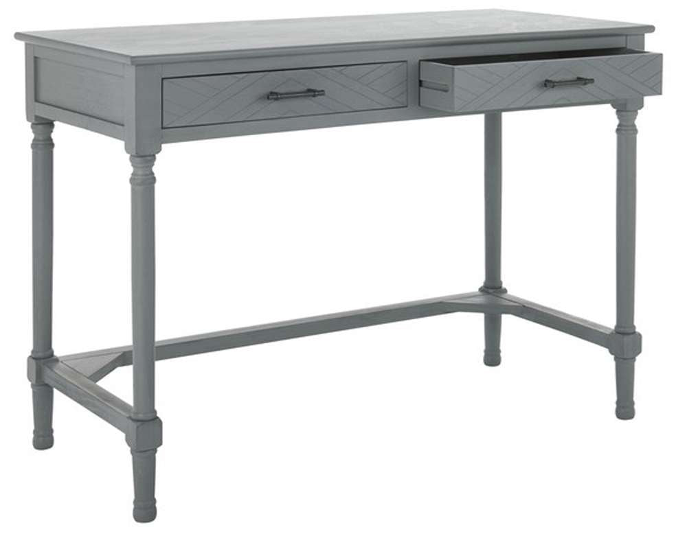 Safavieh - Mckinlee 2 Drawer Desk - Distressed Grey - DSK5705B veiw 4