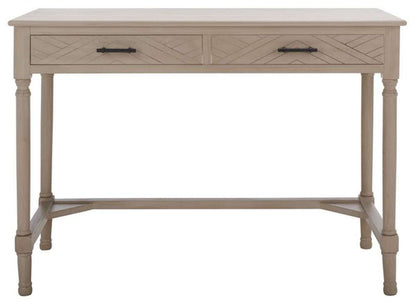 Safavieh - Mckinlee 2 Drawer Desk - Taupe - DSK5705C veiw 1