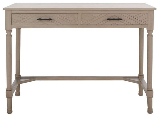 Safavieh - Mckinlee 2 Drawer Desk - Taupe - DSK5705C veiw 1
