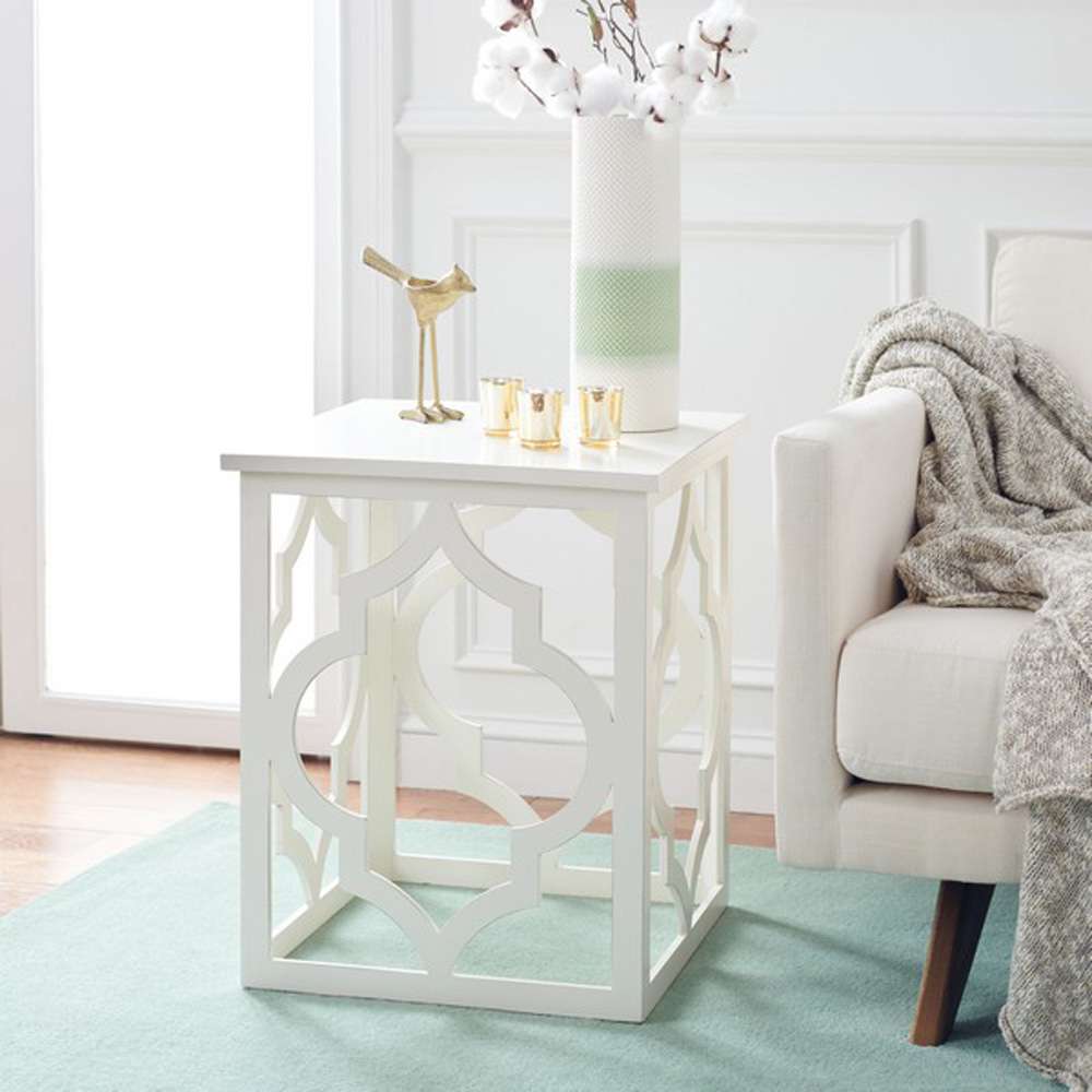 Safavieh - Milo End Table - Creme - AMH1508C veiw 2