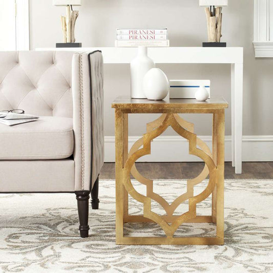 Safavieh - Milo End Table - Gold - AMH1508B veiw 2