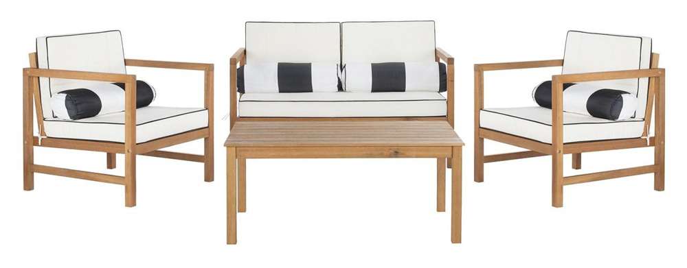 Safavieh - Montez 4 Piece Set - Natural - Bge + Bolster P - PAT7030C veiw 1