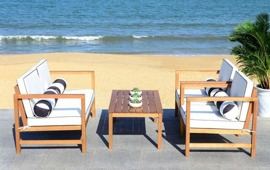 Safavieh - Montez 4 Piece Set - Natural - Bge + Bolster P - PAT7030C veiw 2