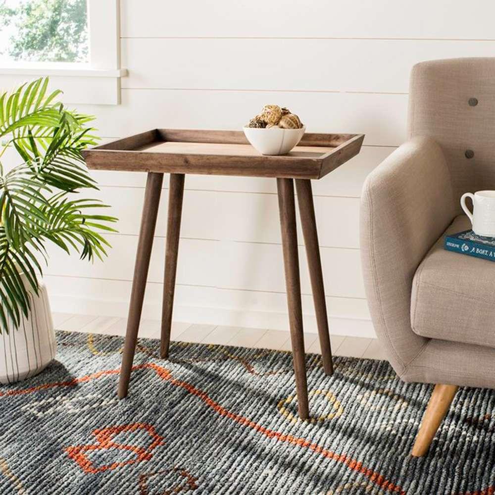 Safavieh - Nonie Tray Accent Table - Light Brown - ACC5701B veiw 1