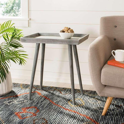 Safavieh - Nonie Tray Accent Table - Slate - Grey - ACC5701C veiw 2