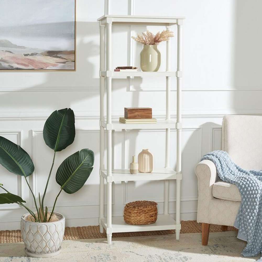 Safavieh - Odessa Bookcase - White - AMH5721C veiw 2