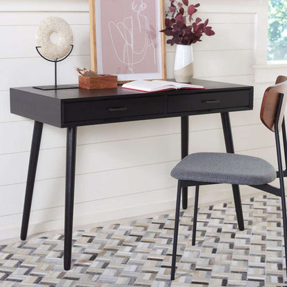 Safavieh - ODwyer 2 Drawer Desk - Black - DSK5708D veiw 2