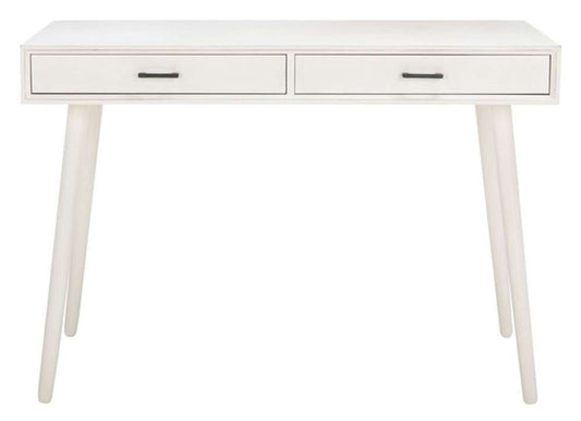 Safavieh - ODwyer 2 Drawer Desk - Distrssed White - DSK5708A veiw 1