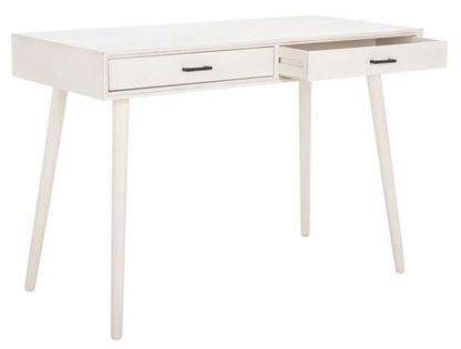 Safavieh - ODwyer 2 Drawer Desk - Distrssed White - DSK5708A veiw 4