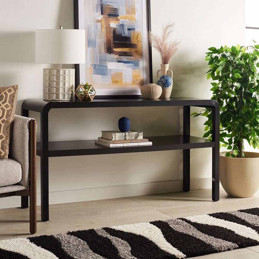 Safavieh - Omara 2 Tier Console Table - Black - CNS1500A veiw 2