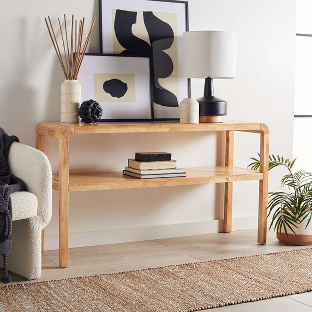 Safavieh - Omara 2 Tier Console Table - Natural - CNS1500C veiw 2