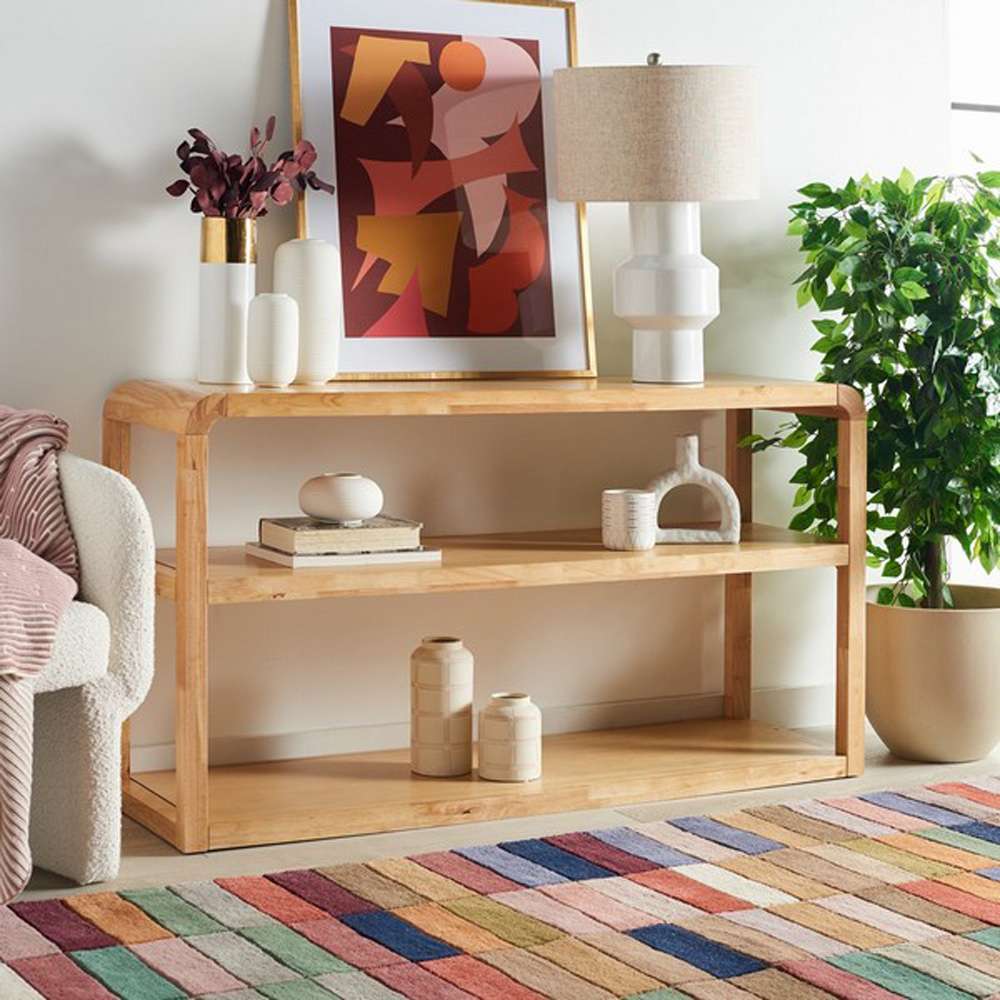 Safavieh - Omara 3 Tier Console Table - Natural - CNS1501C veiw 2