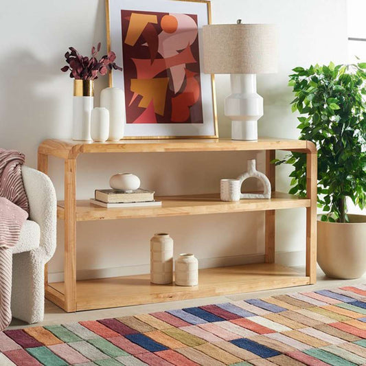 Safavieh - Omara 3 Tier Console Table - Natural - CNS1501C veiw 2