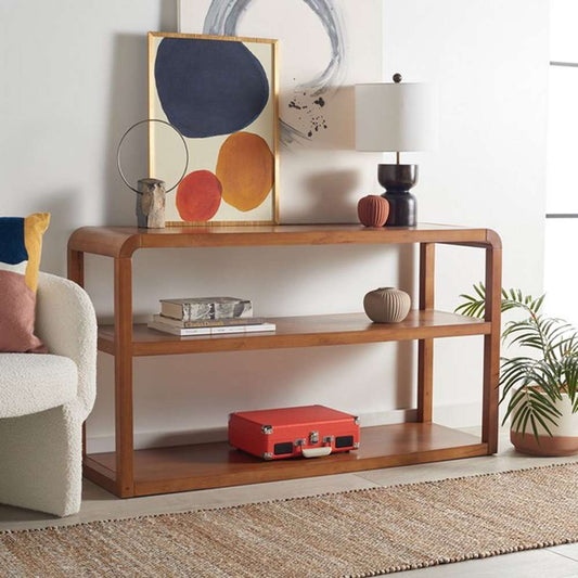 Safavieh - Omara 3 Tier Console Table - Walnut - CNS1501B veiw 2