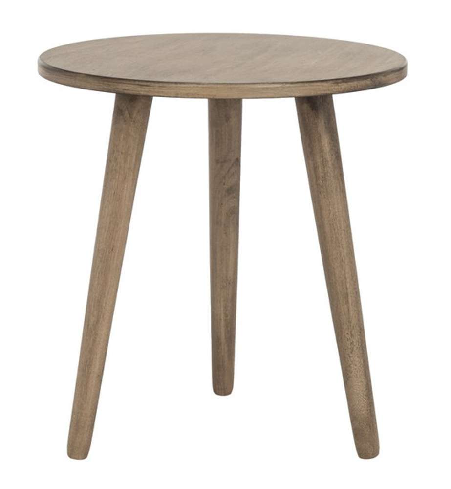 Safavieh - Orion Round Accent Table - Light Brown - ACC5700B veiw 1