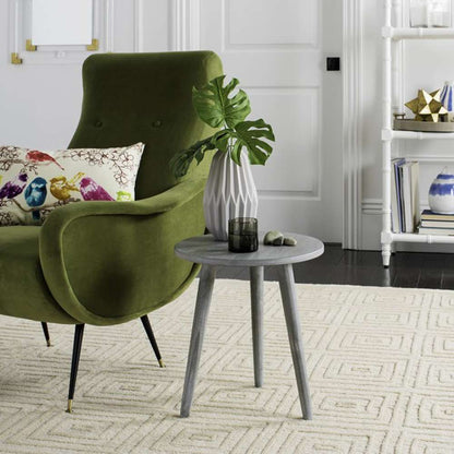 Safavieh - Orion Round Accent Table - Slate - Grey - ACC5700C veiw 2