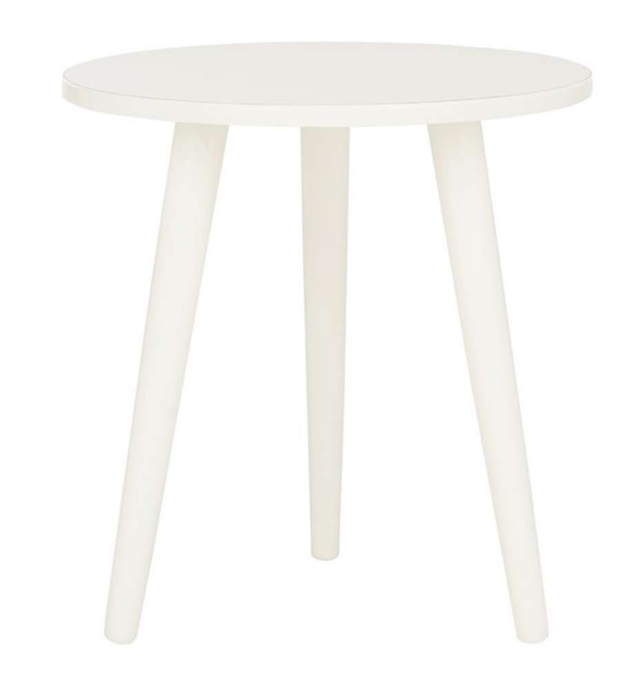 Safavieh - Orion Round Accent Table - Vintage White - ACC5700A veiw 1