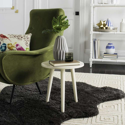 Safavieh - Orion Round Accent Table - Vintage White - ACC5700A veiw 2