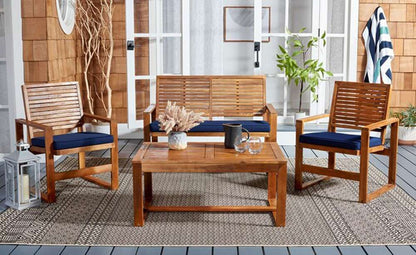 Safavieh - Ozark 4 Pc Set - Natural - Navy - FOX6007C veiw 3