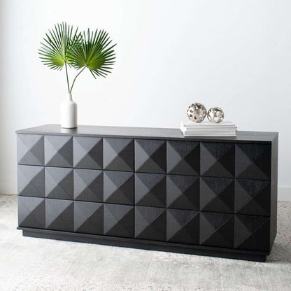 Safavieh - Patty 6 Drawer Dresser - Black - SFV7206A veiw 2