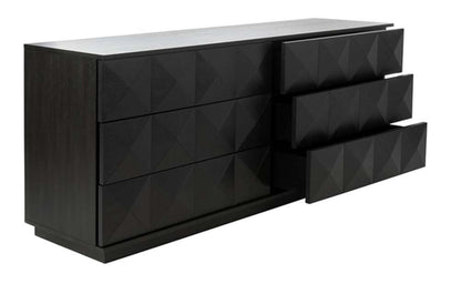 Safavieh - Patty 6 Drawer Dresser - Black - SFV7206A veiw 3