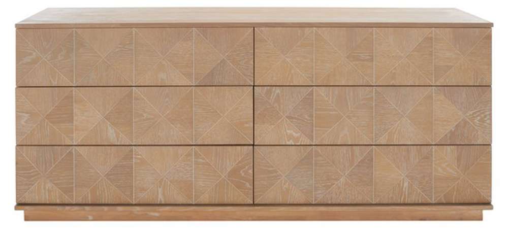 Safavieh - Patty 6 Drawer Dresser - Natural - SFV7206C veiw 1