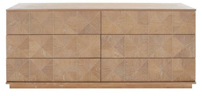 Safavieh - Patty 6 Drawer Dresser - Natural - SFV7206C veiw 1