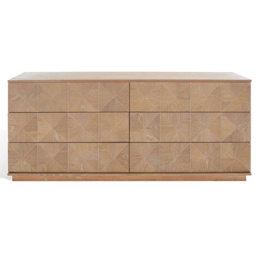 Safavieh - Patty 6 Drawer Dresser - Natural - SFV7206C veiw 3