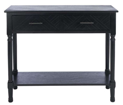 Safavieh - Peyton 2 Drawer Console Table - Black - CNS5704B veiw 1
