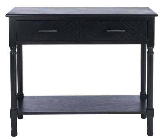 Safavieh - Peyton 2 Drawer Console Table - Black - CNS5704B veiw 1