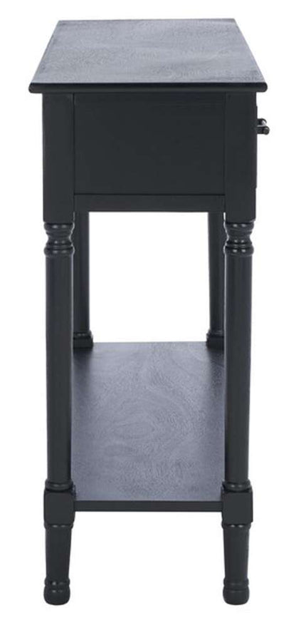 Safavieh - Peyton 2 Drawer Console Table - Black - CNS5704B veiw 3
