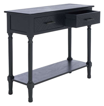 Safavieh - Peyton 2 Drawer Console Table - Black - CNS5704B veiw 4