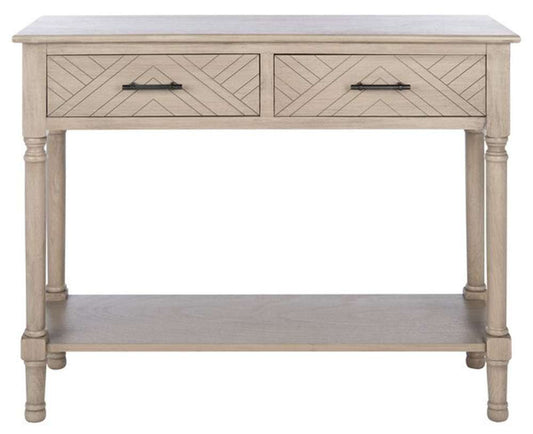 Safavieh - Peyton 2 Drawer Console Table - Greige - CNS5704D veiw 1