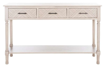 Safavieh - Peyton 3 Drawer Console Table - Greige - CNS5705D veiw 1