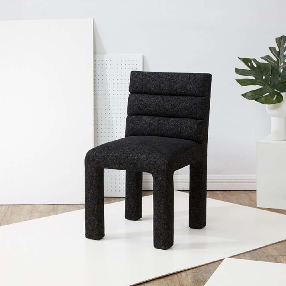 Safavieh - Pietro Tufted Dining Chiar - Black - SFV5081B veiw 2