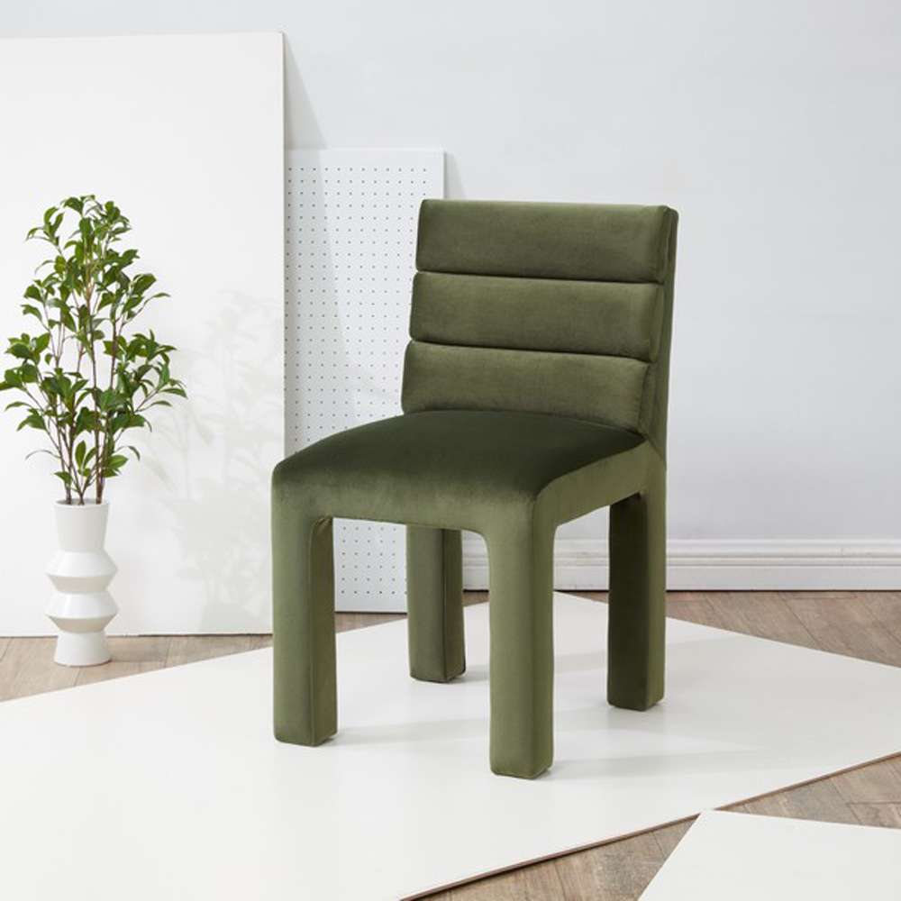Safavieh - Pietro Tufted Dining Chiar - Forest Green - SFV5081D veiw 2