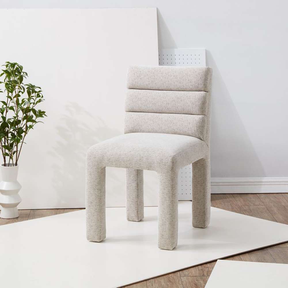 Safavieh - Pietro Tufted Dining Chiar - Taupe - SFV5081A veiw 2