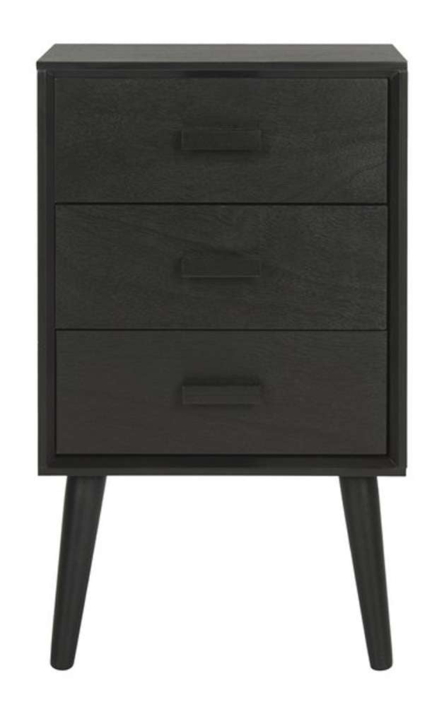 Safavieh - Pomona 3 Drawer Chest - Black - CHS5700D veiw 2
