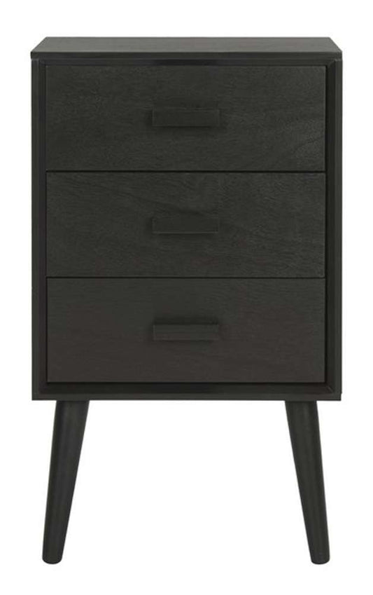 Safavieh - Pomona 3 Drawer Chest - Black - CHS5700D veiw 2