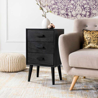 Safavieh - Pomona 3 Drawer Chest - Black - CHS5700D veiw 3