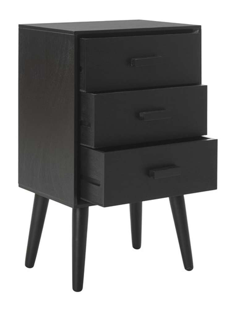 Safavieh - Pomona 3 Drawer Chest - Black - CHS5700D veiw 4