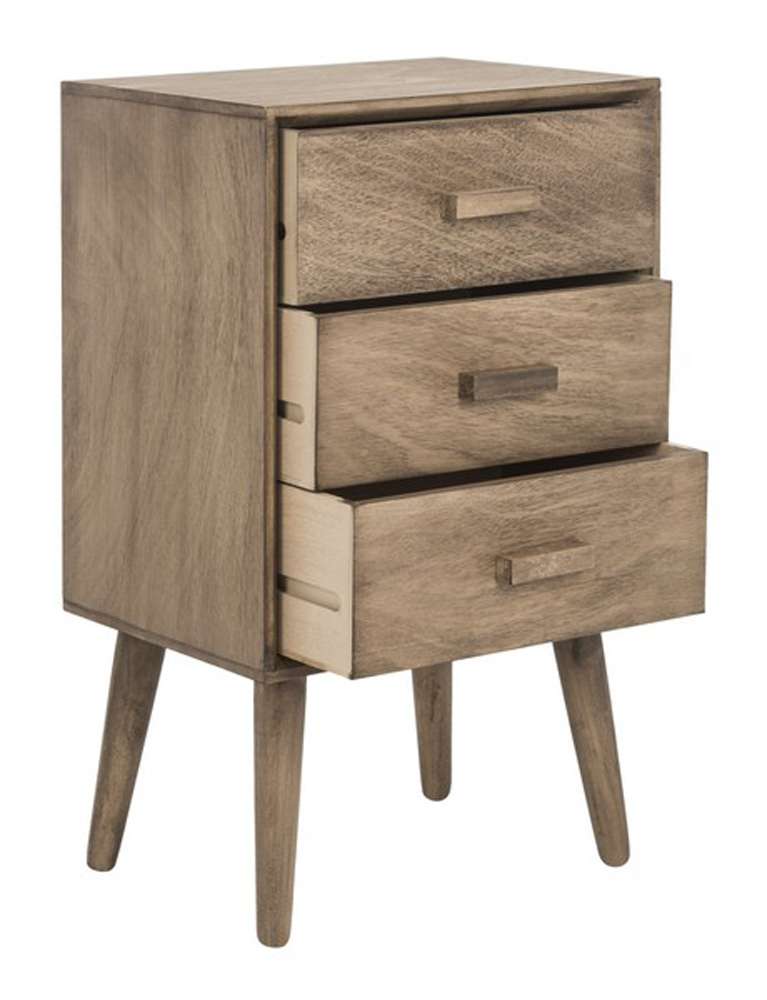 Safavieh - Pomona 3 Drawer Chest - Light Brown - CHS5700B veiw 4