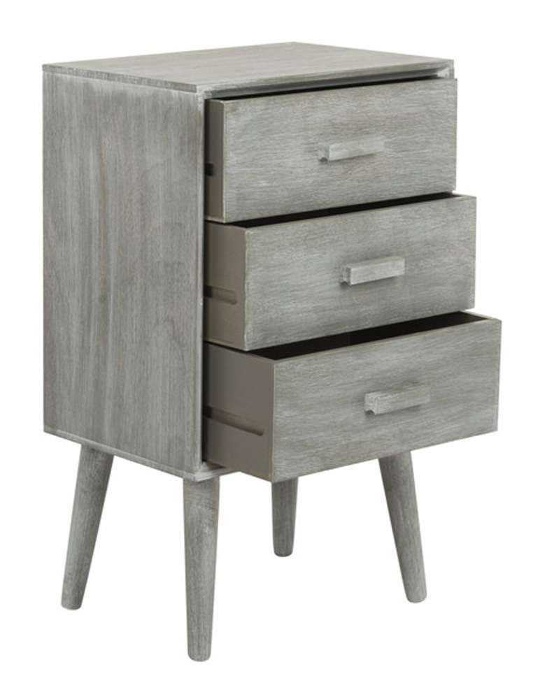 Safavieh - Pomona 3 Drawer Chest - Slate - Grey - CHS5700C veiw 4